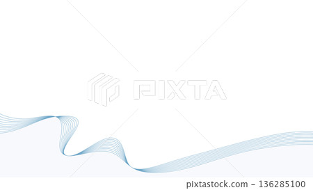 Simple design frame with curves, waves, background, 16:9 size Simple design frame with curves, waves, background, 16:9 size 136285100