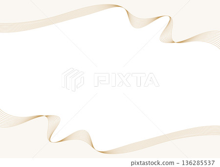 簡約設計框架，波浪，曲線背景 136285537
