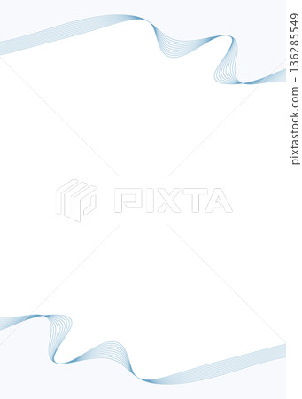 簡潔的設計框架，以曲線、波浪和背景構成，垂直螢幕方向 136285549