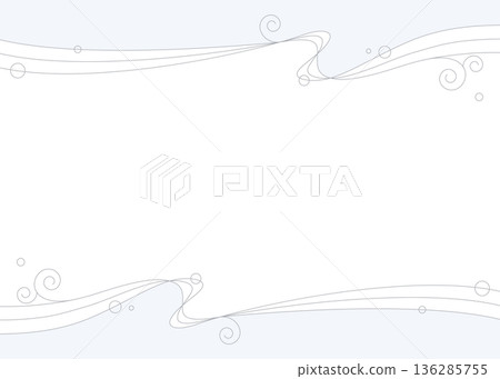簡約設計框架,波浪,曲線背景 簡約設計框架,波浪,曲線背景 136285755