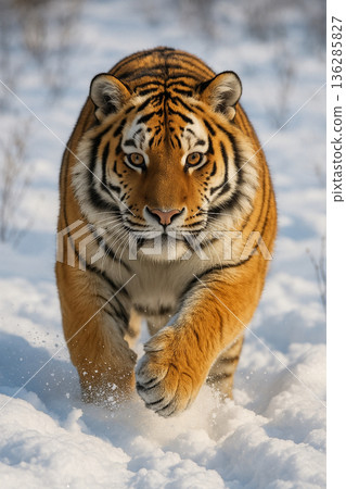 人工智慧生成的虎素材 136285827