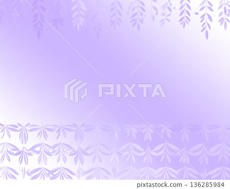 Light purple washi-style background material | Gentle gradation and leaf pattern design Light purple washi-style background material | Gentle gradation and leaf pattern design 136285984