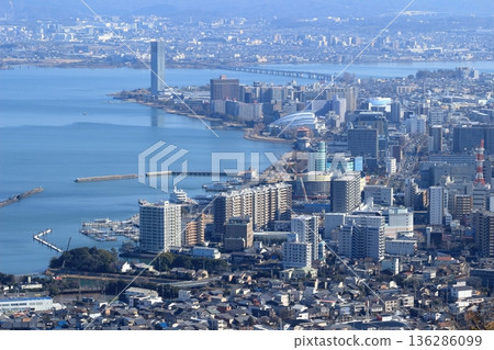 View of Otsu City from the Nagatoyama Terrace View of Otsu City from the Nagatoyama Terrace 136286099