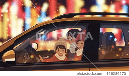 閃爍的燈光和燦爛的笑容！全家共聚的歡樂夜兜之旅 136286270