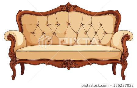 古董沙發 136287022