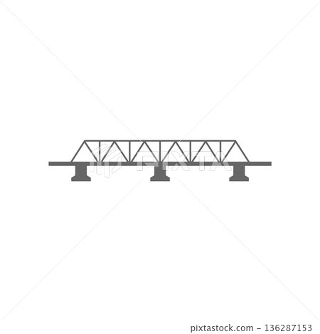 bridge vector a white background illustration 136287153