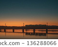 從海岸看到的日落 136288066