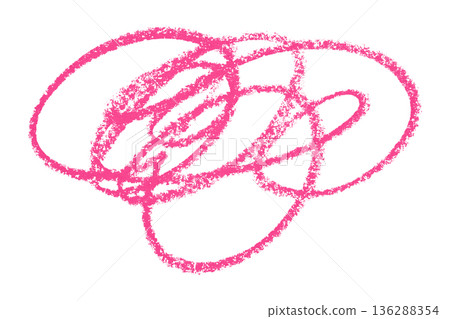 purple pencil strokes isolated on transparent background 136288354