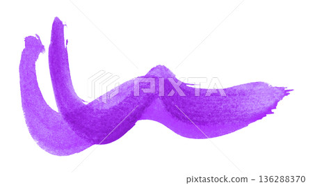 purple watercolor background. Artistic hand paint. Isolated on transparent background. purple watercolor background. Artistic hand paint. Isolated on transparent background. 136288370