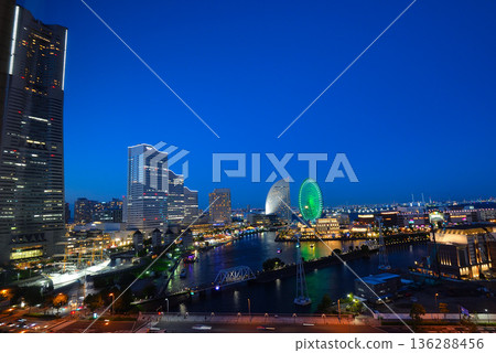 Night view of Minato Mirai from Sakuragicho Washington Hotel Night view of Minato Mirai from Sakuragicho Washington Hotel 136288456