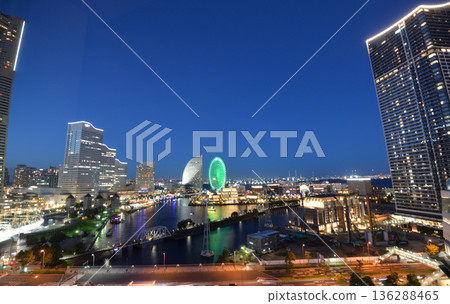 Night view of Minato Mirai from Sakuragicho Washington Hotel Night view of Minato Mirai from Sakuragicho Washington Hotel 136288465