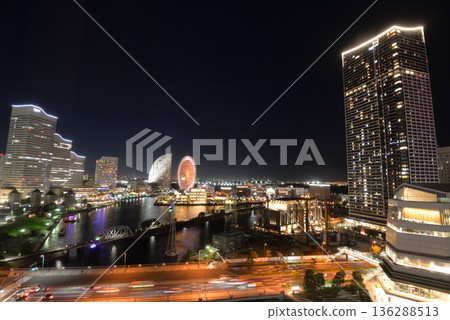 Night view of Minato Mirai from Sakuragicho Washington Hotel Night view of Minato Mirai from Sakuragicho Washington Hotel 136288513