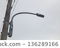 Utility poles and street lights 136289166