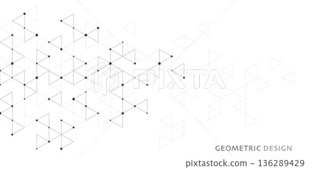 Abstract vector background with a geometric pattern of triangle shapes. Graphic design element Abstract vector background with a geometric pattern of triangle shapes. Graphic design element 136289429