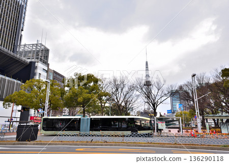 Aichi Prefecture: SRT, a new road transport system running in Sakae, Nagoya 136290118