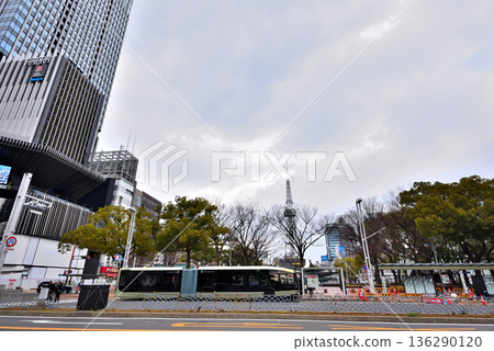 Aichi Prefecture: SRT, a new road transport system running in Sakae, Nagoya Aichi Prefecture: SRT, a new road transport system running in Sakae, Nagoya 136290120