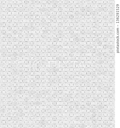 White brick wall texture background showing masonry pattern 136291529