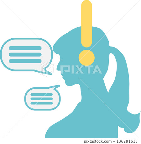 有想法的女商人的插圖 136291613