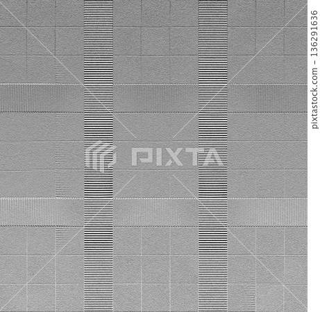 Concrete wall with minimalist texture creating abstract pattern Concrete wall with minimalist texture creating abstract pattern 136291636