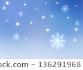 閃閃發光的雪花背景 136291968
