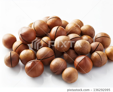 澳洲堅果收藏 | 白色背景素材,適用於食品電商與產品描述 澳洲堅果收藏 | 白色背景素材,適用於食品電商與產品描述 136292095