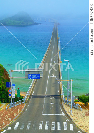 Kiri no Tsunoshima Bridge 2160 136292428