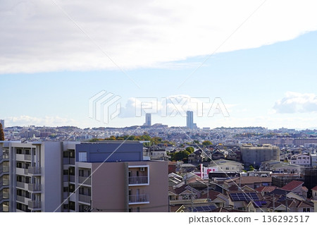 Ikeda, Osaka - Skyscrapers and the Ikeda-Minoh city area (looking east from the high-rise residential building) (early winter) Ikeda, Osaka - Skyscrapers and the Ikeda-Minoh city area (looking east from the high-rise residential building) (early winter) 136292517