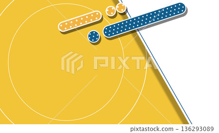 右側留白和虛線背景 - 彩色版 右側留白和虛線背景 - 彩色版 136293089