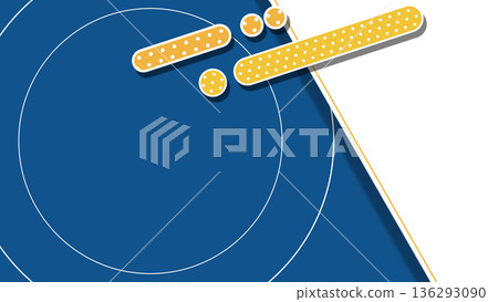 White space and dotted line background on the right side - Colorful version White space and dotted line background on the right side - Colorful version 136293090