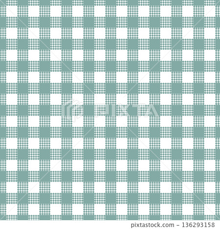 Sage Dotted Check Pattern Vector Sage Dotted Check Pattern Vector 136293158