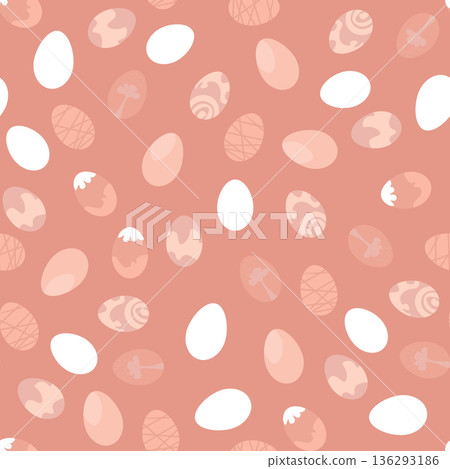 Pastel Easter Egg Confetti Vector Pastel Easter Egg Confetti Vector 136293186
