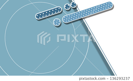 右側留白和虛線背景 - 淺色版本 136293237