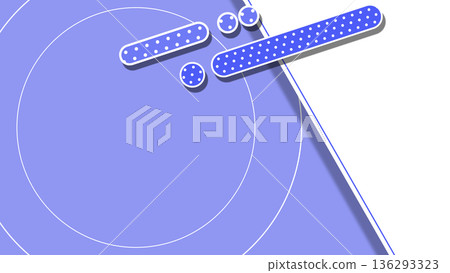 右側留白和虛線背景 - 相同顏色版本 右側留白和虛線背景 - 相同顏色版本 136293323