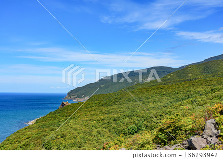 The view from the observation deck at Cape Ofuyumisaki in Hokkaido The view from the observation deck at Cape Ofuyumisaki in Hokkaido 136293942