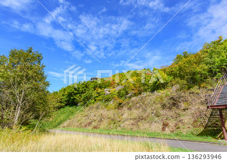 The view from the observation deck at Cape Ofuyumisaki in Hokkaido The view from the observation deck at Cape Ofuyumisaki in Hokkaido 136293946