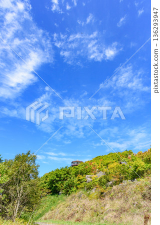 從北海道禦風岬的觀景台上看到的景色 從北海道禦風岬的觀景台上看到的景色 136293947