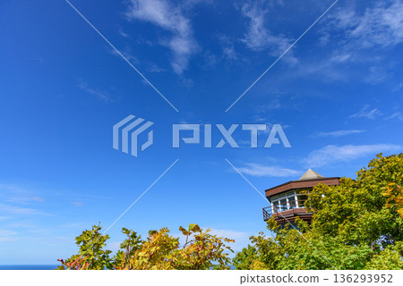 The view from the observation deck at Cape Ofuyumisaki in Hokkaido The view from the observation deck at Cape Ofuyumisaki in Hokkaido 136293952