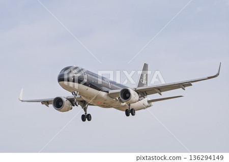 Winter Sendai Airport, landing plane, Natori City, Miyagi Prefecture Winter Sendai Airport, landing plane, Natori City, Miyagi Prefecture 136294149