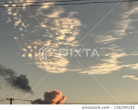Scenery with clouds Scenery with clouds 136294193