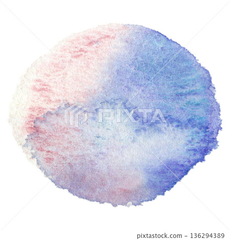 水彩圓形紋理透明PNG 水彩圓形紋理透明PNG 136294389