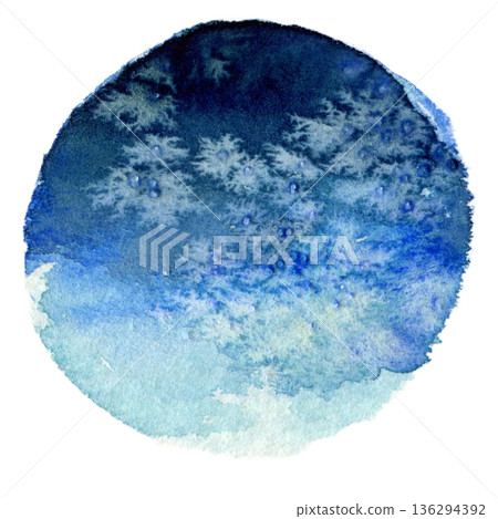 藍色水彩圓圈,水彩圓圈紋理,透明PNG格式 藍色水彩圓圈,水彩圓圈紋理,透明PNG格式 136294392