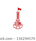 Lung Cu Flag Tower Ha Giang Typography 136294570
