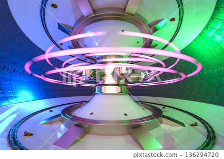 Smr or small modular nuclear fusion reactor core with magnetic ring 136294720