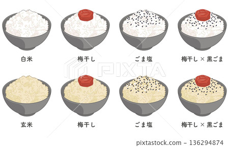 糙米和白米飯套餐(已命名) 糙米和白米飯套餐(已命名) 136294874
