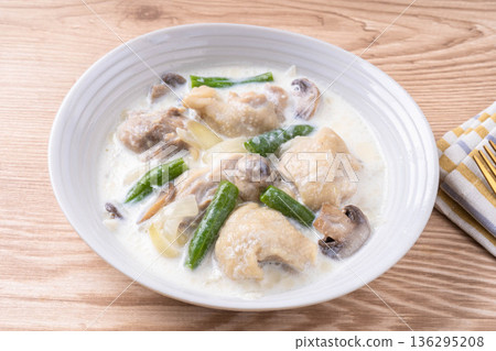 Chicken fricassee Chicken fricassee 136295208