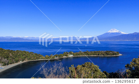 從西伊豆看到的富士 從西伊豆看到的富士 136295617