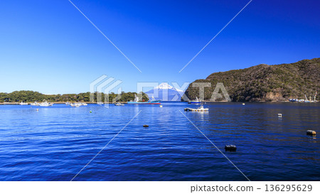 從西伊豆看到的富士 從西伊豆看到的富士 136295629