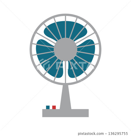 Showa-era retro electric fan 136295755