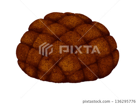 香脆的巧克力哈密瓜麵包 136295776