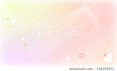 幾何背景素材，靈感來自溫暖的春日陽光 136295872